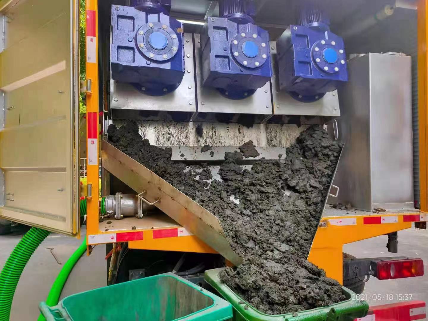 东湖化粪池清掏城市维护站-泥浆净化干湿分离处理